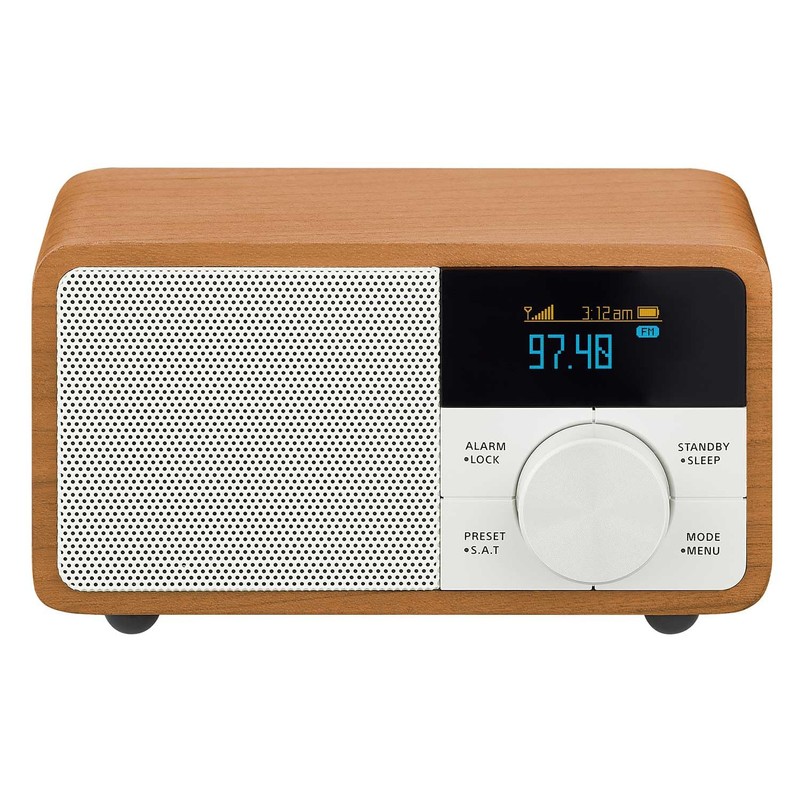 Sangean WR-305 Wide FM Radio Bluetooth Speaker with OLED Display,