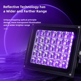 3D Printer UV Resin Curing Light with Rotating Stand for SLA/DLP LCD 405nm/365nm UV Curing Lamp10W 30W 50W DIY Curing Enclosure (405nm 20W)