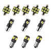 8X-SPEED 11PCS 5050 LED Interior Light Bulbs Kit Fit for