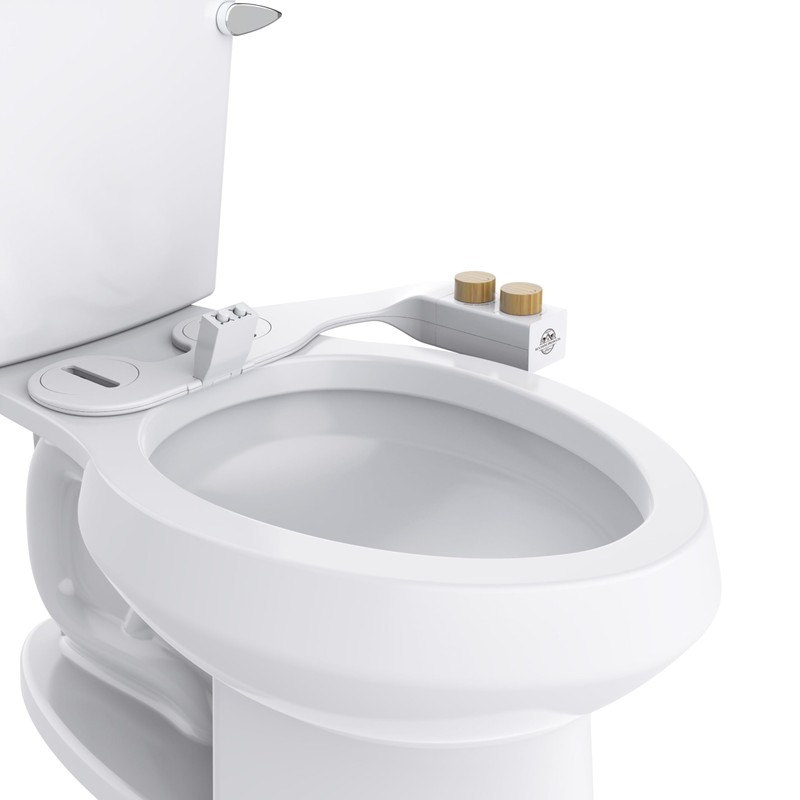 BIDETbidet Left/Right Reversible FRESH WATER DELUXE (NEW Off White Color)