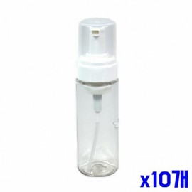 Easy-Pumping Transparent Foaming Bottle 150ml x10 Pack Empty Bottle