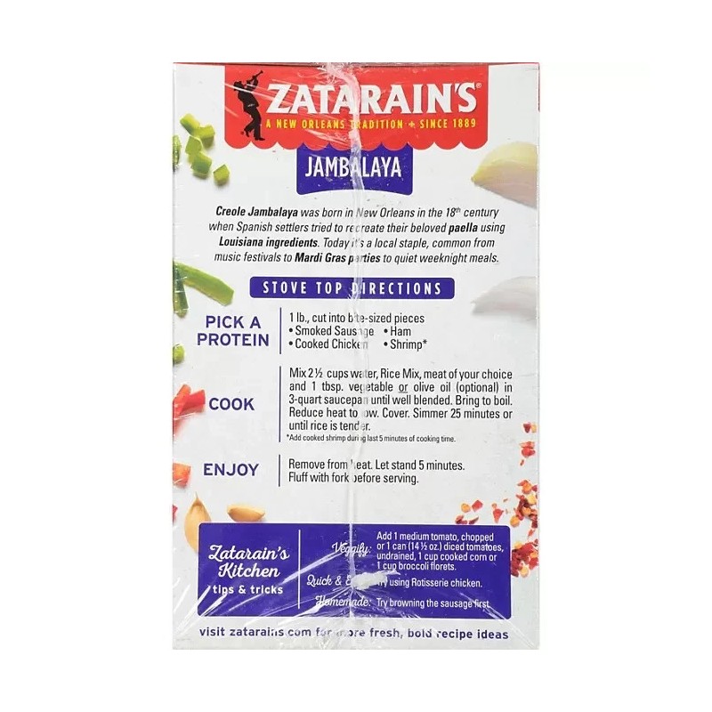 Zatarain's Jambalaya Rice Dinner Mix, 8 oz., 4 pk. FREE
