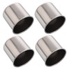 ULTECHNOVO 4pcs Stackable Stainless Steel Cups Metal Drinking Tumblers for