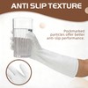 50 Counts 16" Long Disposable Nitrile Gloves,White,M
