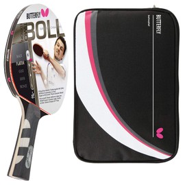 Butterfly® Timo Boll Platinum 85025 Table Tennis Bat, Table Tennis Racket Bat Professional, Competition Bat for Advanced Players, ITTF Certified Pan Asia Base, Anatomical Grip Shape