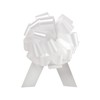 5.5" White Flora Satin Pull Bow - 20 Loops (2