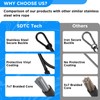 SDTC Tech 2-Pack Vinyl Coated Stainless Steel Wire Rope with