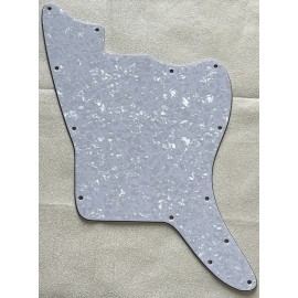 Unbranded Custom For Fender US Jazzmaster Blank Style Guitar Pickguard 4-Ply White Pearl