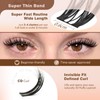 Wispy Lash Clusters Natural Fluffy Eyelash Clusters CD Curl 10-14MM
