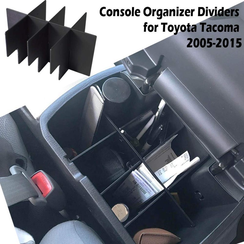 EDBETOS Center Console Organizer Insert Dividers Compatible with Toyota Tacoma