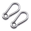 J Clarke Marine Pack of 2 - Carabiner snap hook