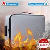 Fire Resistant File Organizer,Home Safe Box Fireproof Waterproof,Suitable for laptops,Files,certificates,Document