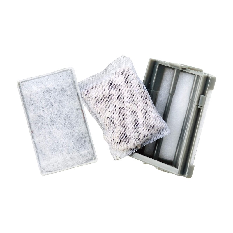 GEX Turtle Genki Filter Replacement Filter Material, 2 Pieces, 2