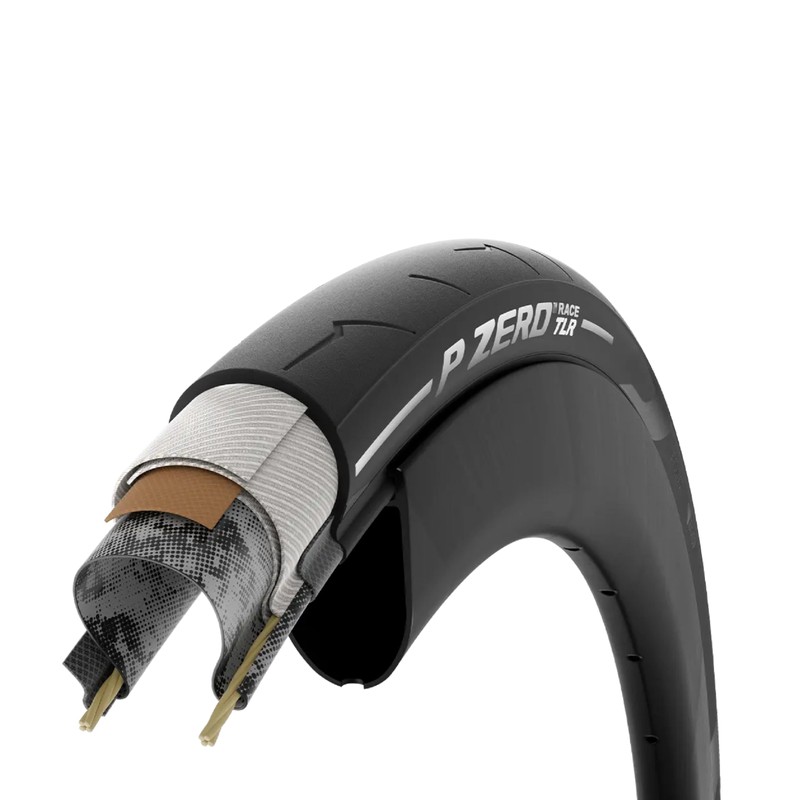 Pirelli P-Zero Race Folding Road Bike Tyre, Tubeless Ready TLR,