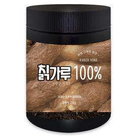 Hello Green 국산 칡 분말 250g(통) 갈근 뿌리 가루 100% Domestic Arrowroot Powder 250g (Container) 100% Pueraria Root Powder