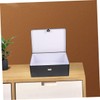 KOMBIUDA Storage Box with Lock Tinplate Metal Box