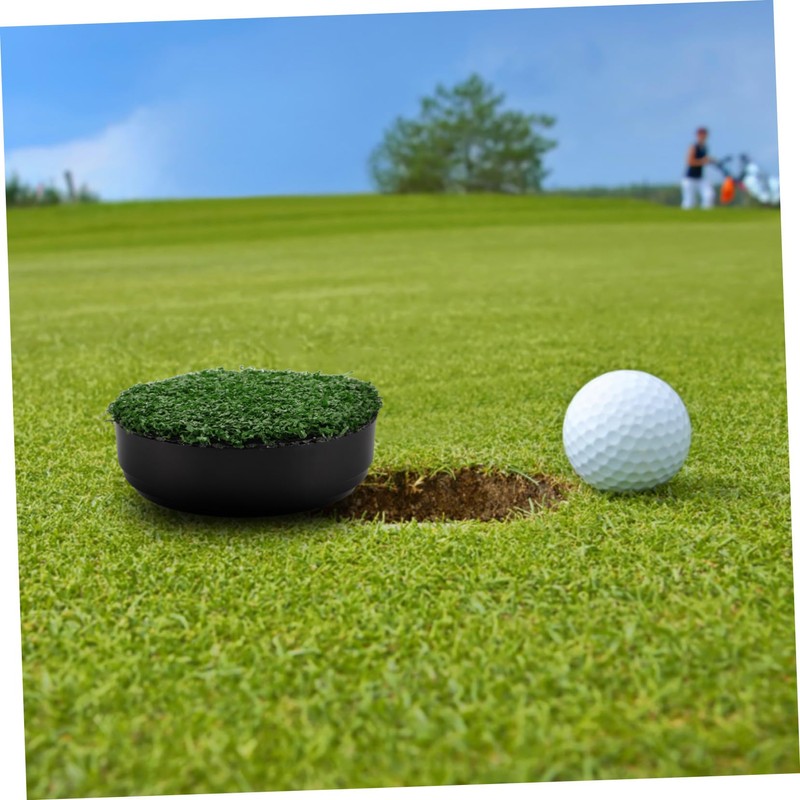 Kisangel Golf Hole Cup Cover Durable Plastic Ring for Accurate