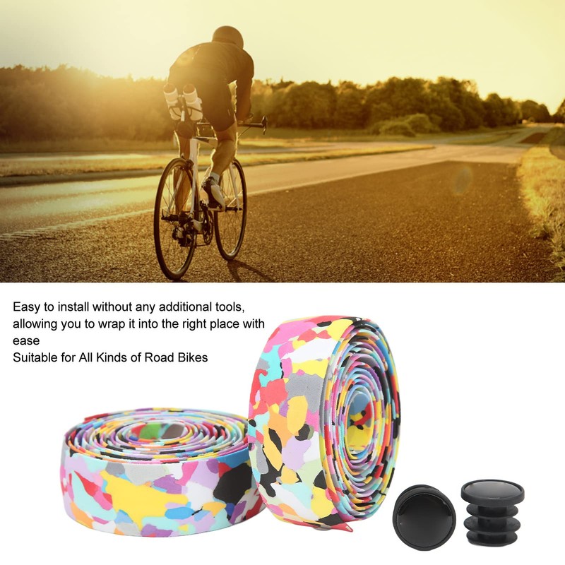 Handlebar Tape Road Bike Handlebar Tape Shock Absorbing Bicycle Bar