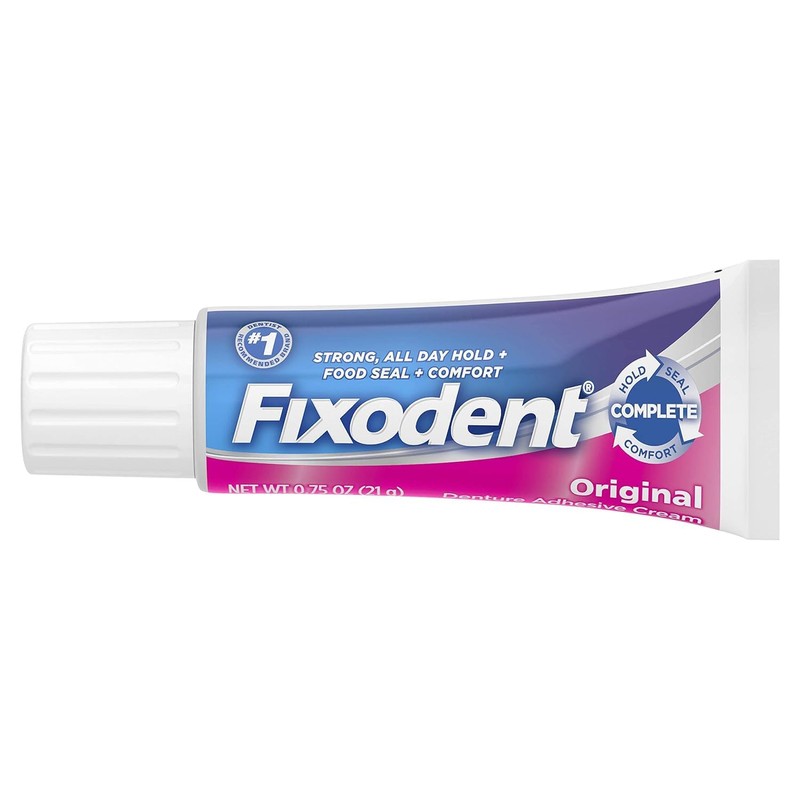 Fixodent Denture Adhesive Cream Original 0.75 OZ - Buy Pack