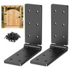 Mdkave Heavy Duty Gate Hinges,270° Solid Double Layer Folding Butt