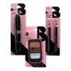 BEAUTY BENEFITS FOUNDATION POWDER Kit Para Ojos Y Ceja 3 Pzs Beauty Benefits Foundation Powder