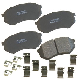 Bendix Premium SBC433A Ceramic Brake Pads for Mitsubishi Fuso FE 1995-1990, FE-HD 1999-1996, FE-HD 2002, Toyota Tacoma 2004-1995