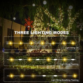 Lichterkette Campingleuchte flintronic Camping Lichterkette, 2-in-1 USB Wiederaufladbare Outdoor-Lichterkette (10m), Campinglampe, Tragbare Camping-Lichter