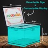 Adir Suggestion Box with Slot and Lock – Acrylic Donation