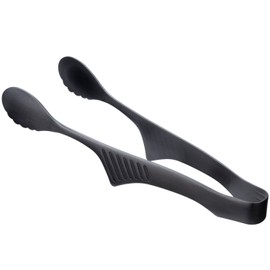Todai 18-0 Claver Revo Sweet Tongs, Black Oxidized Color, 04600605, Size: 8.1 inches (207 mm), Black