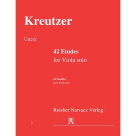 42 Etudes for Viola solo: Urtext Edition