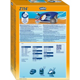 Swirl 205868 Z 114 Hoover Bags, Fleece Orange, Weiß