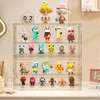 Acrylic Display Case for Collectibles ,2 Layer Adjustable Figure Display