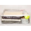 Clear Vinyl Zippered Storage Bags 20 x 23 x 6
