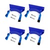 QWORK Cylinder Wall Mount Bracket, 4 Pack 4''-12'' Cylinder Bracket
