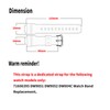 unilabo 71606395 Resin Watch Band Compatible for Casio 3232 DW-9051