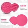OUZORP Car Cup Coasters Rose RED 2 Pack with Push