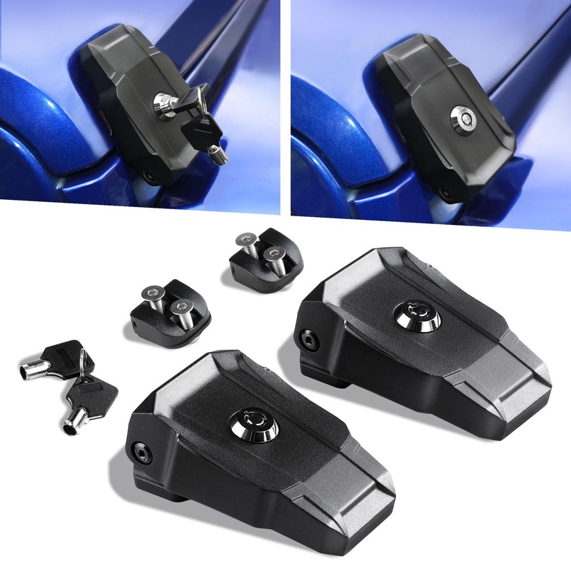 Seven Sparta Hood Latches with Lock Aluminum Locking Hood Catch