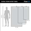 Flow Hydro Sport Towel - Microfiber Quick Dry Swimming Towels