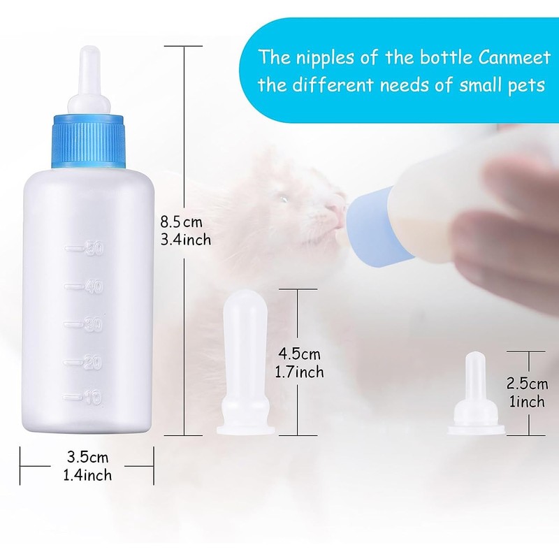 Cozioz 12-Piece Pet Feeding Bottle Kit: Essential Kitten and Puppy