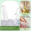 Roshtia 6 Pcs Plastic Serving Tongs Mini Kitchen Tongs Utility