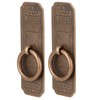 2 Sets Chinese Style Handle Single Hole Door Pull Knobs