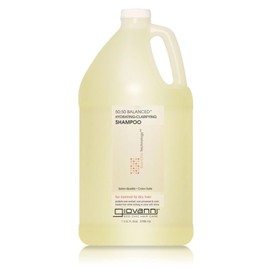 GIOVANNI ECO CHIC 50:50 Balanced Hydrating Clarifying Shampoo - Leaves Hair pH Balanced for Over-Processed Hair, Provides Moisture & Protection, Salon Quality, No Parabens, Color Safe - 128 oz