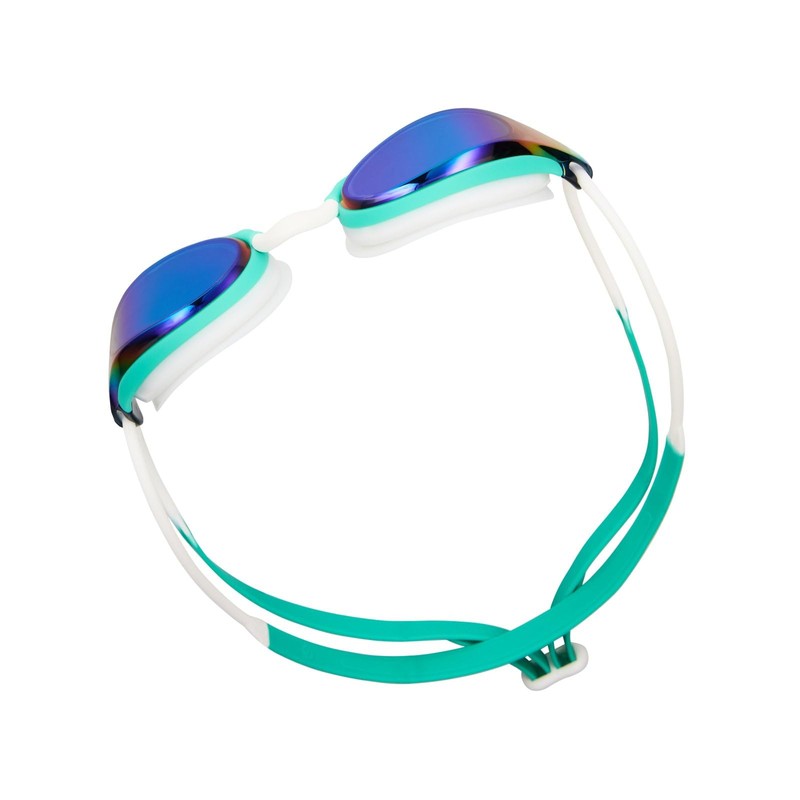 Zoggs Fusion Air Titanium - verspiegelte Schwimmbrille, Farbe:türkis/weiß