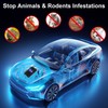 Qualirey 2 Pcs Ultrasonic Rodent Repellent for Car Engines Car