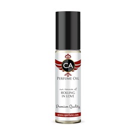 CA Perfume Impression of Rolling In Love Unisex Fragrance Oil Amber Floral Scent Long Lasting Perfumes for Women & Men Travel Size TSA Ready Mini Parfum Body Oil Roll-on 0.33 Fl Oz 10ml
