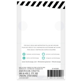 Heidi Swapp 314500 Tool Color Fresh-Memory Planner-Mini Scissors, Multi