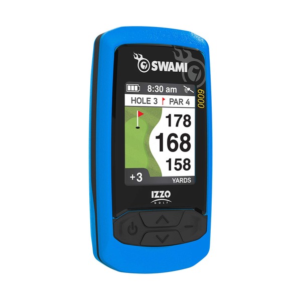 Izzo Swami 6000 Handheld Golf GPS Water-Resistant Color Display with 38,000 Course Maps & Scorekeeper