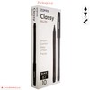 ZOFAX Classy 10 x 0.7mm Fine Biros BLACK Stick Ballpoint