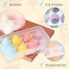 Kalevel Makeup Blender Sponge Holder Container Sponge Case Organizer Plastic