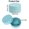 Round Soap Box Portable Travel Soap Box with Lid Waterproof